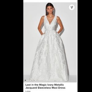 Sleeves White Aline dress